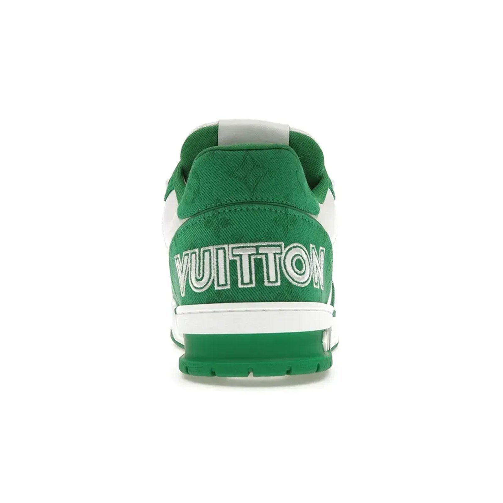 Louis Vuitton Trainer Green Monogram Denim