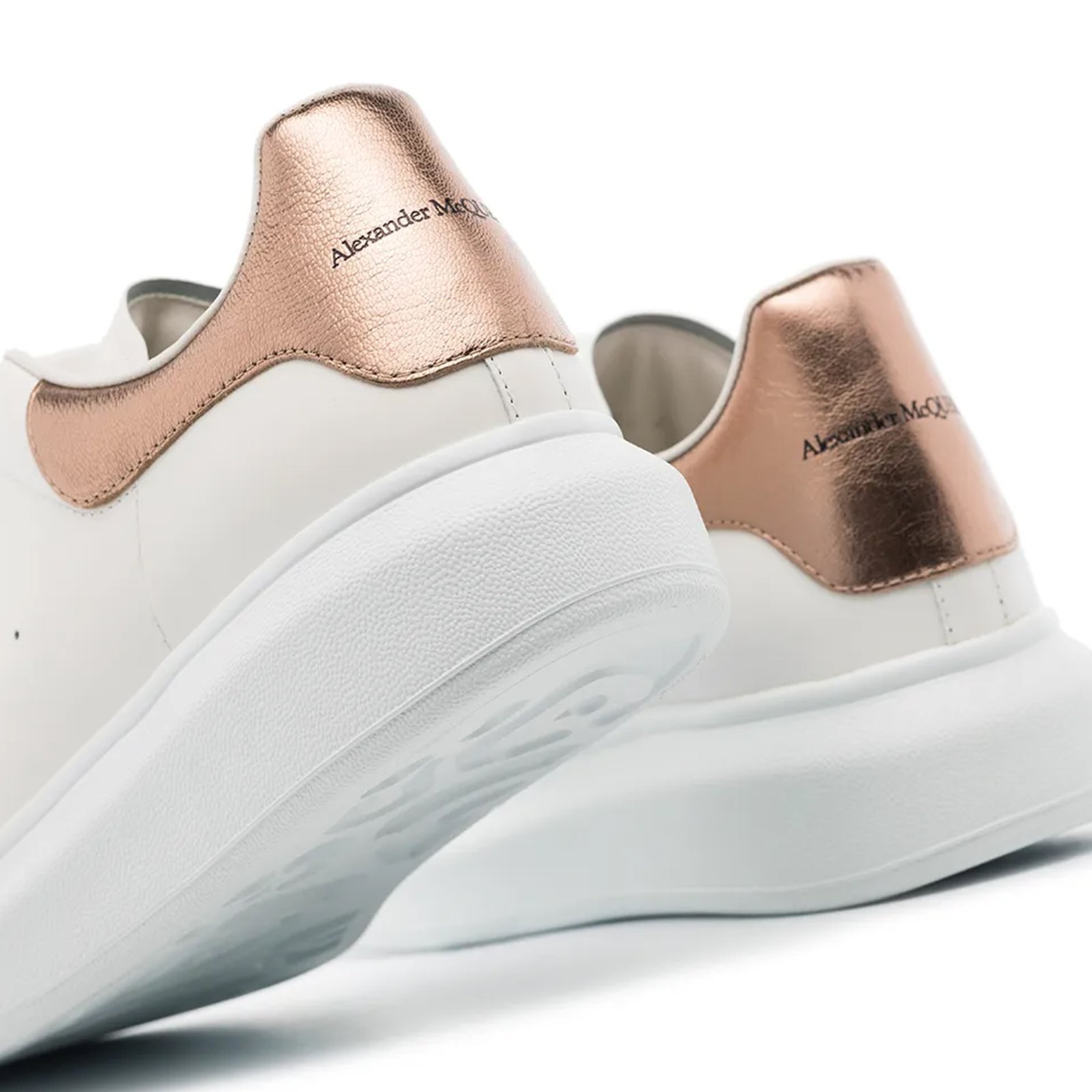 Alexander McQueen Oversized White and Bronze