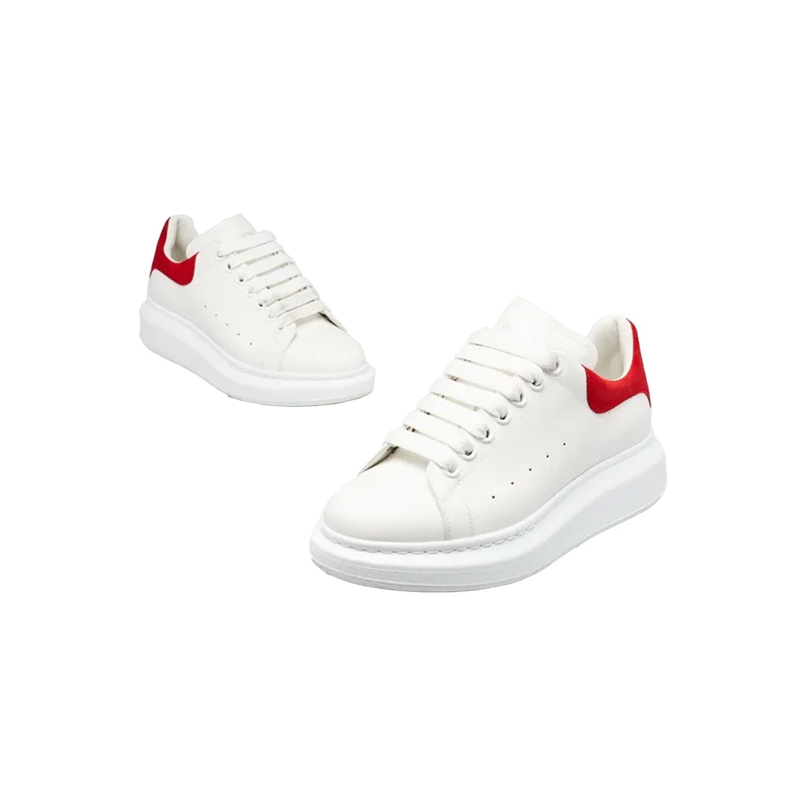 Alexander McQueen Oversized White and Red