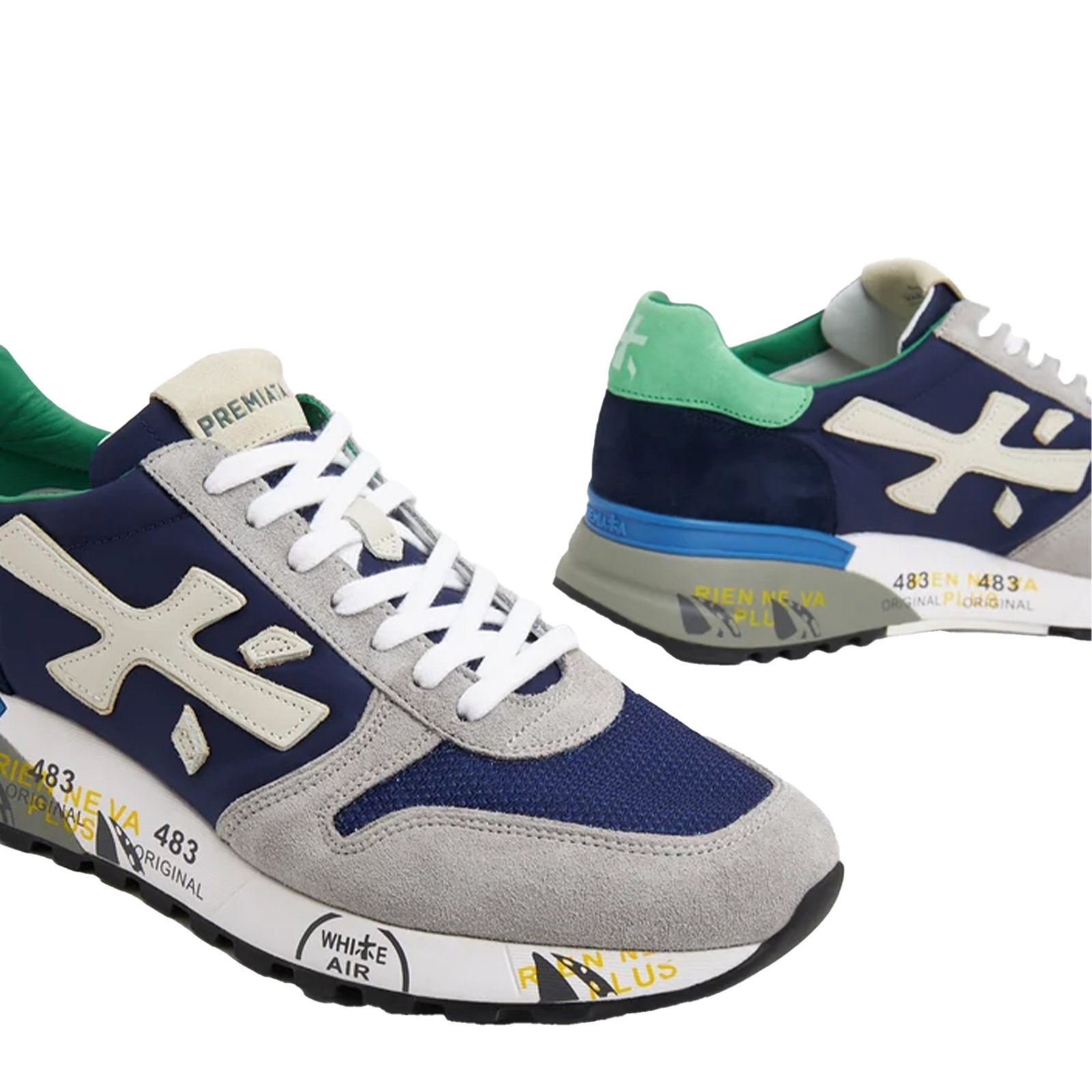 Premiata Mick 6165 Blue and Mentol