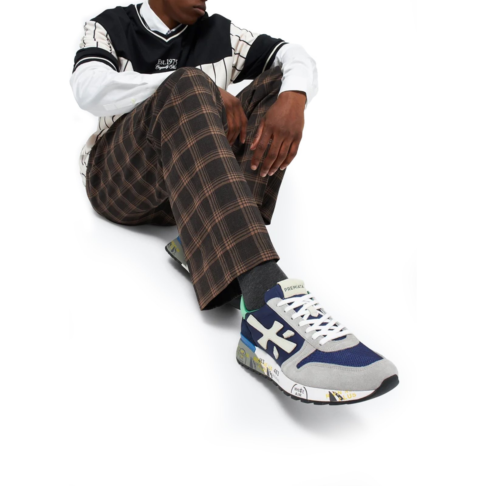 Premiata Mick 6165 Blue and Mentol